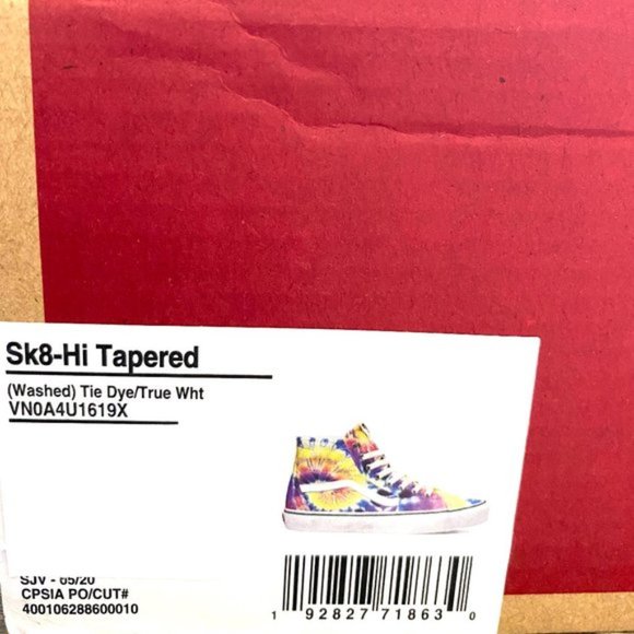 💖MEGA SALE💖Vans Sk8-Hi Women Tapered Washed Eie Bye Multicolor   VN0A4U1619X - Picture 9 of 9